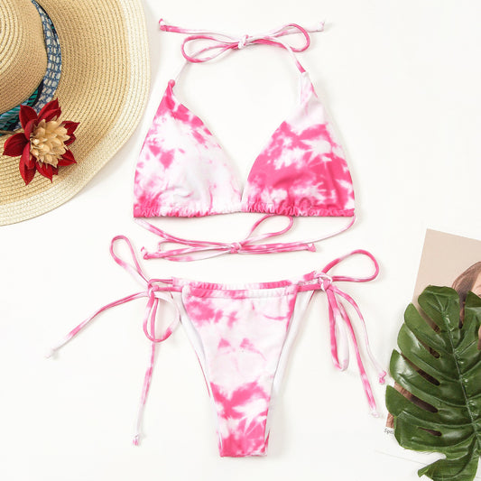 Marble Print Bikini