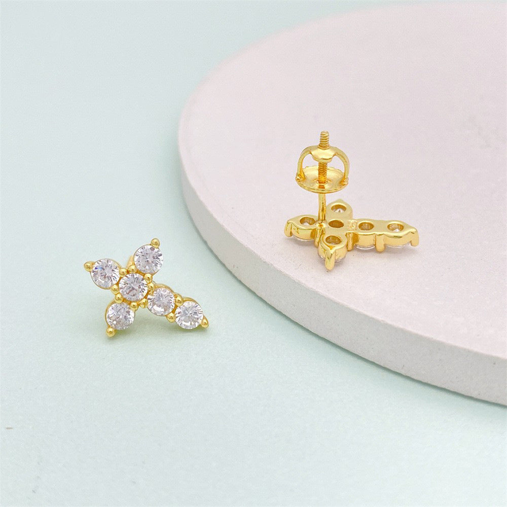 Cross Stud Earrings