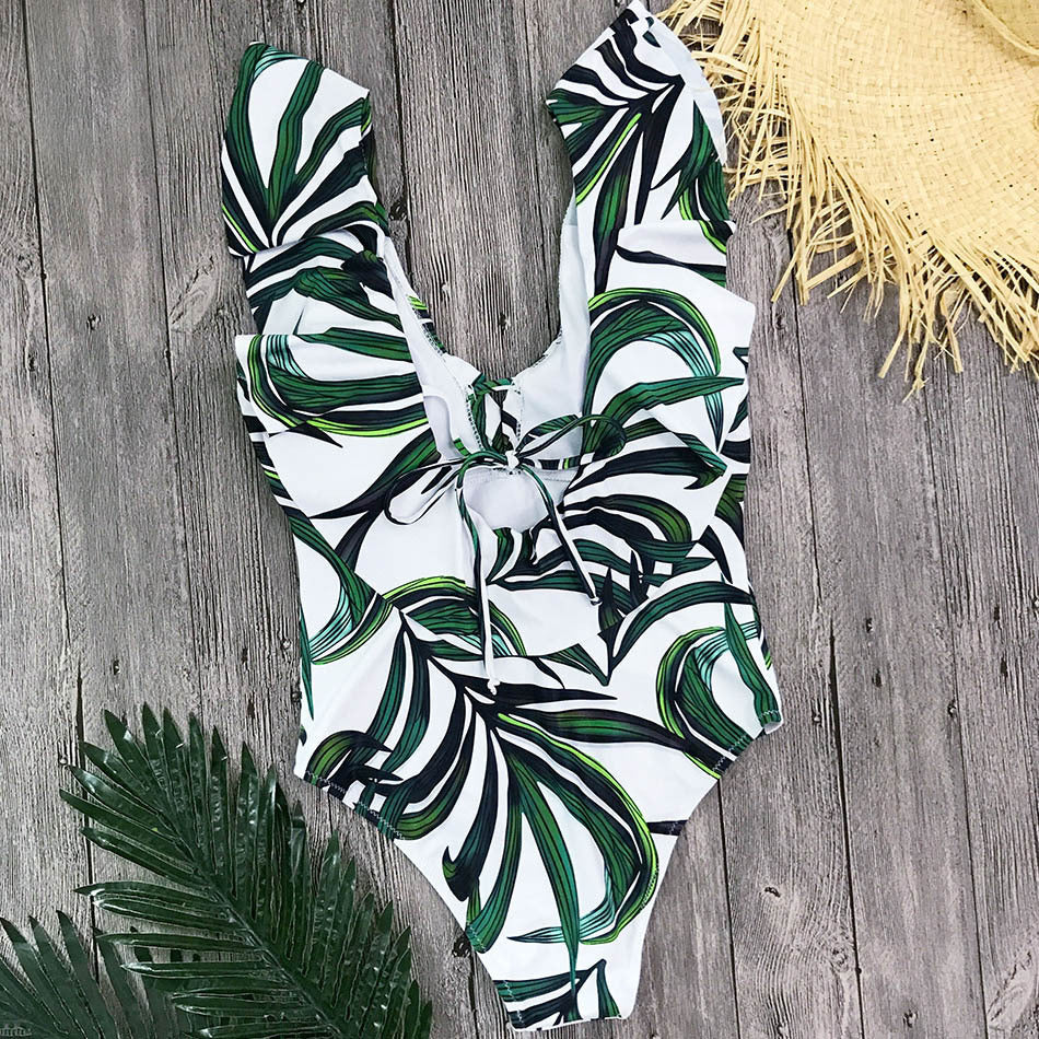 Ruffle One Piece Swimsuit