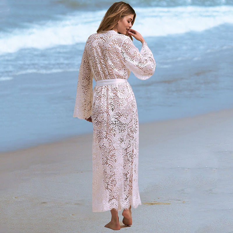 Lace Long cover-up