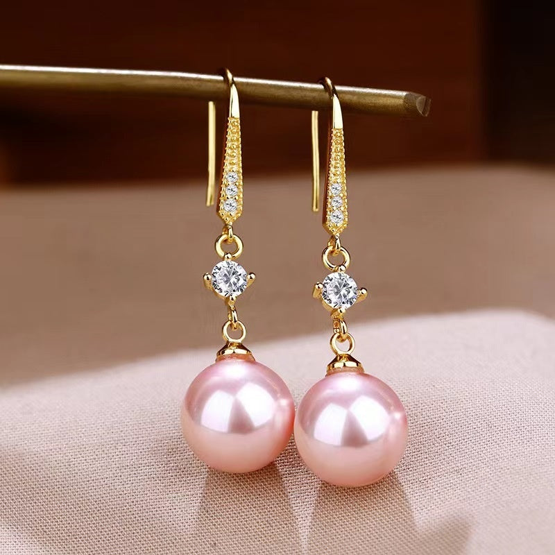 Pearl drop earrings