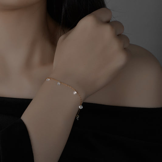 Loose Diamond Chain Bracelet