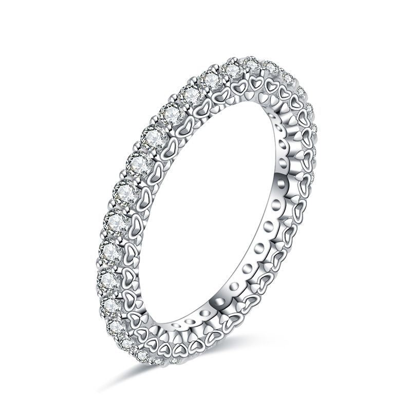 All 'round diamonds ring