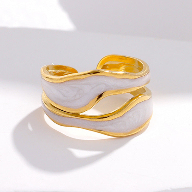 Marble resin ring