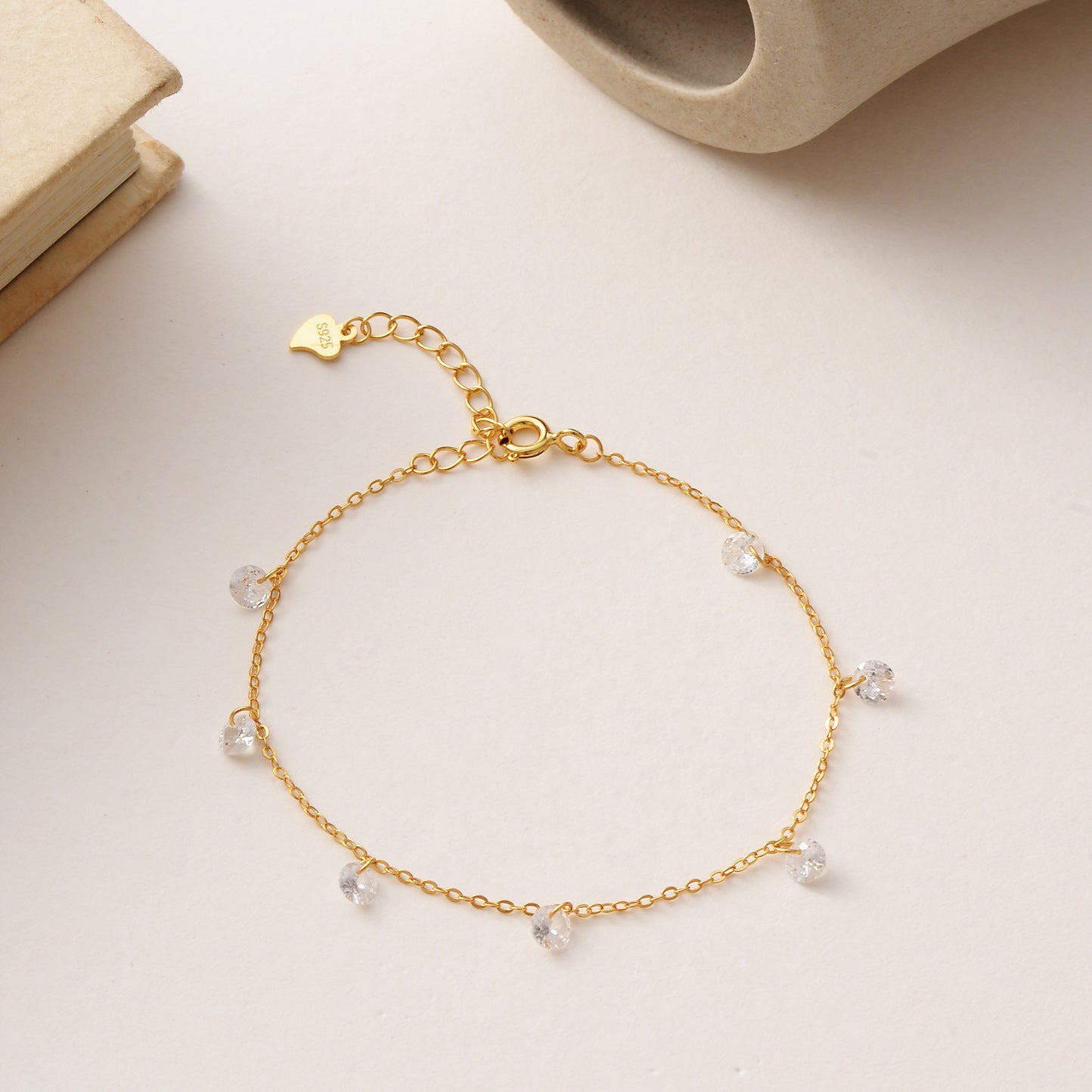 Loose Diamond Chain Bracelet