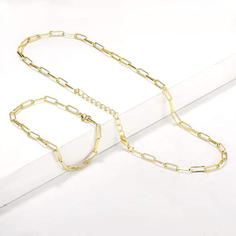 Duo Chain Stacked Necklace