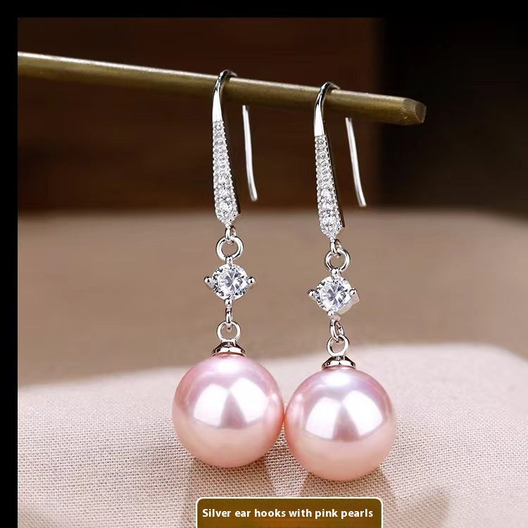 Pearl drop earrings